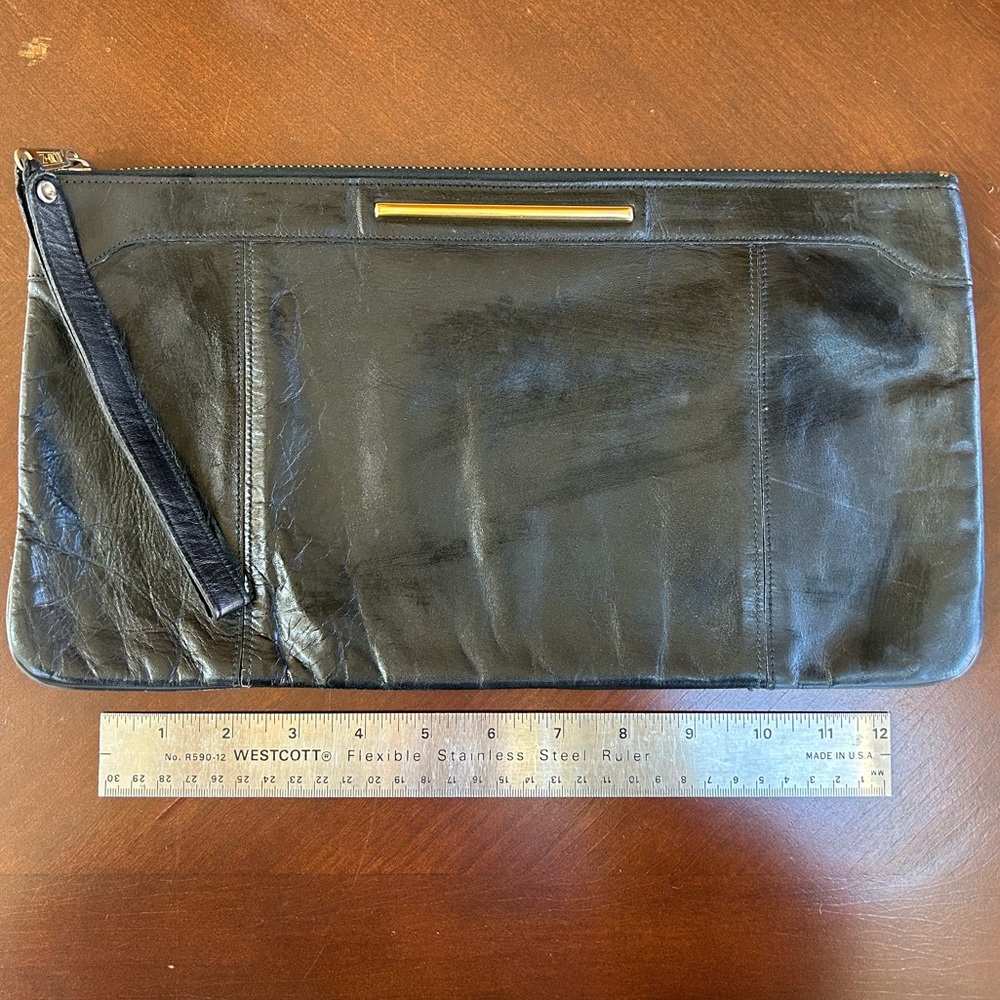 Vintage Phillippe Black Leather Purse